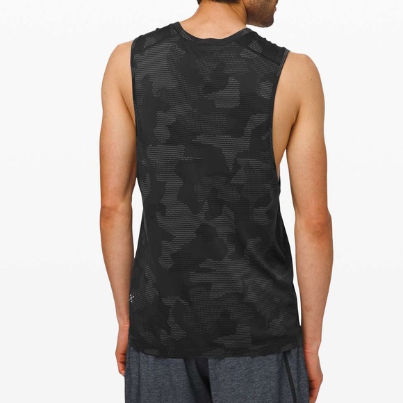 Lululemon Metal Vent Tech Muscle Tank Asphalt Grey / Obsidian / Black Men’s M - Picture 3 of 14